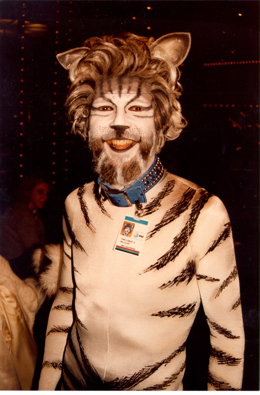 man in cat costume